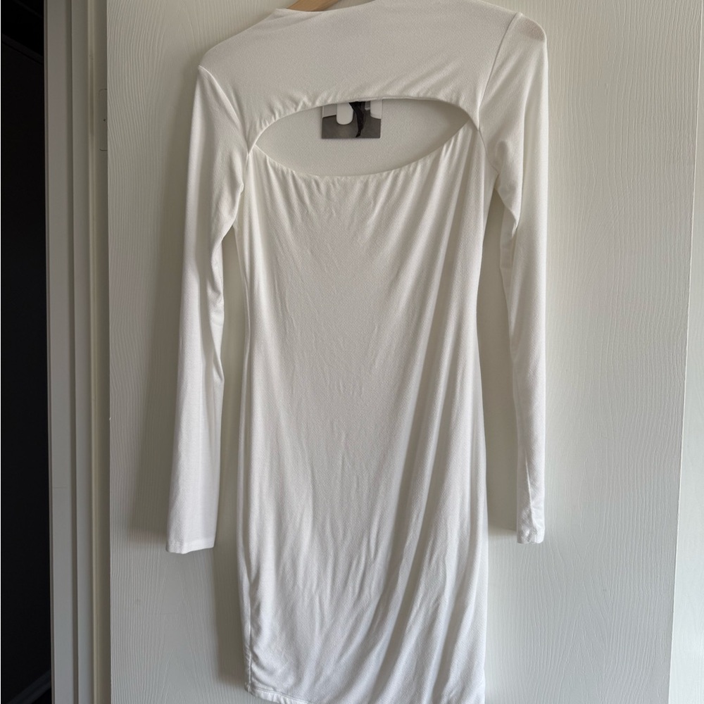 Naked Wardrobe Long Sleeve Dress